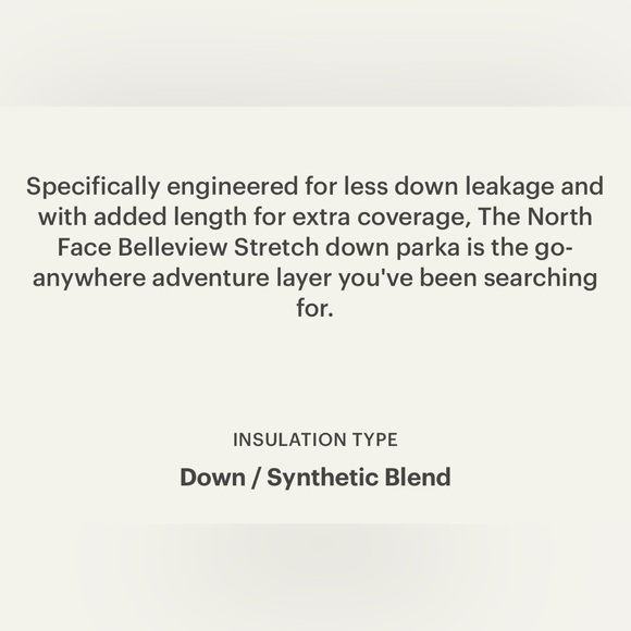 ☃️NORTHFACE BELLEVIEW DOWN PARKA☃️ - Picture 12 of 15